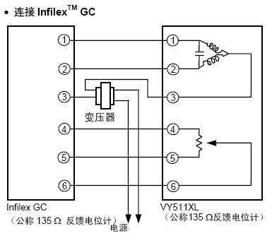 VY511系列电动二通阀接线图