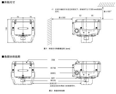 MY5630C0000专用执行器外形尺寸图