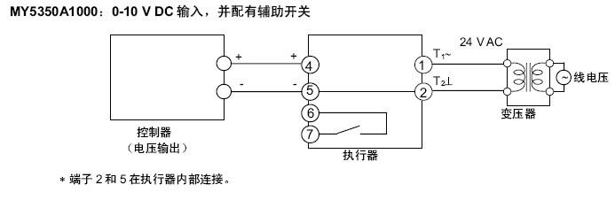 MY5350A1000电动执行器接线图