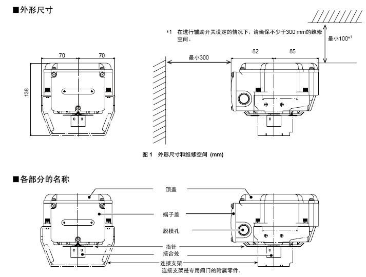 MY5650C0000电动执行器尺寸图