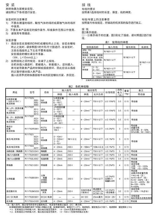 RYY792转换器安装图