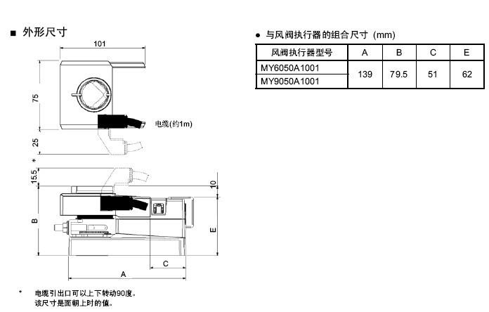 QY9010A1014辅助电位计尺寸图