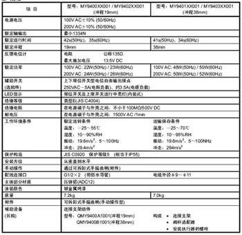 MY9400A0001 MY9400A1001 MY9400B0001 MY9400B1001高转矩执行器规格型号