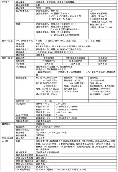 R35数字调节器规格